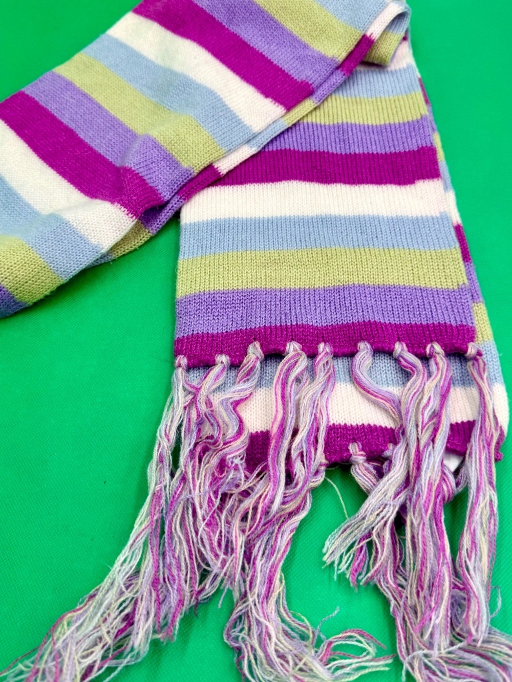 Vintage 1980s winter scarf